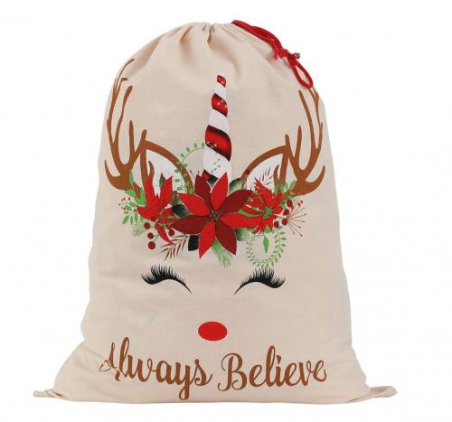 Christmas Unicorn Gift Bag