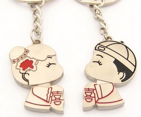The Bride And The Bridegroom Key Rings