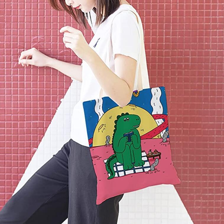 Cute Graphic Design Tote Bag