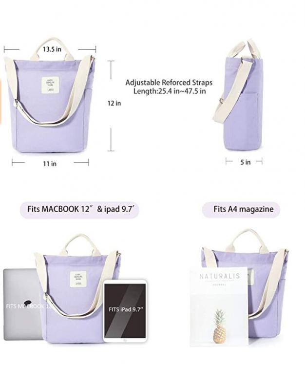 Lavender Purple Crossbody Shoulder Bag