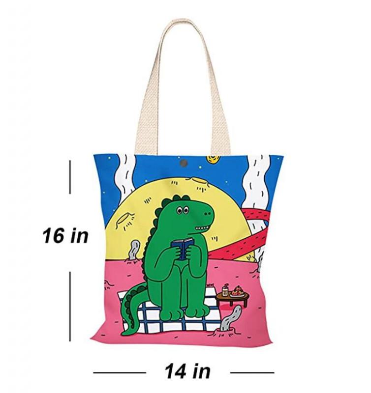 Cute Graphic Design Tote Bag
