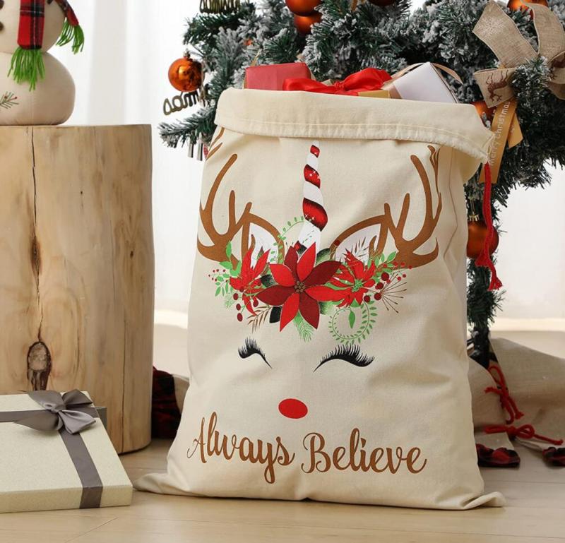 Christmas Unicorn Gift Bag