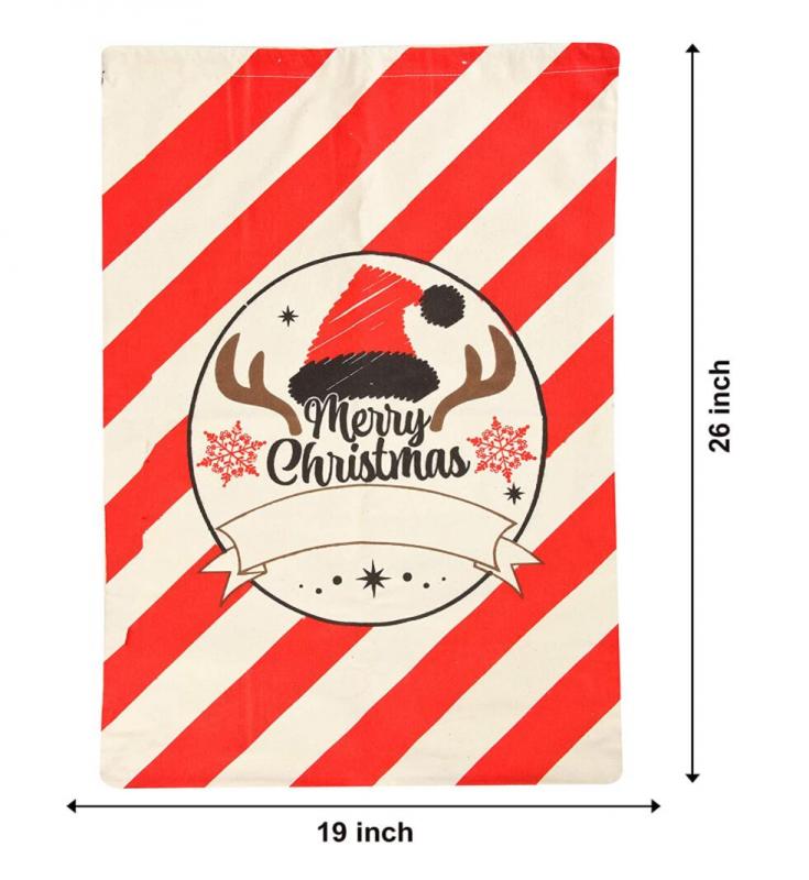 Christmas Personalized Santa Burlap Gift Bags