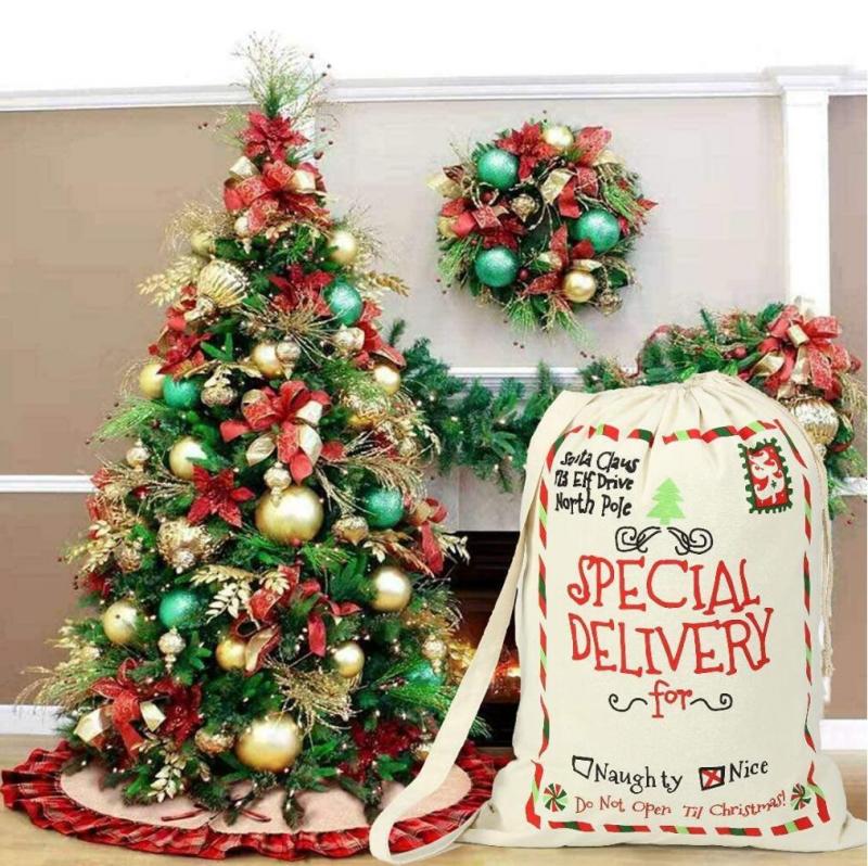 Santa Bags for Christmas Decoration Or Gifts