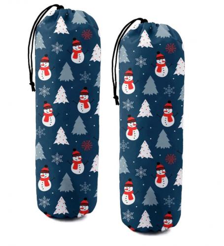 Eco-Friendly Christmas Drawstring Gift Bags