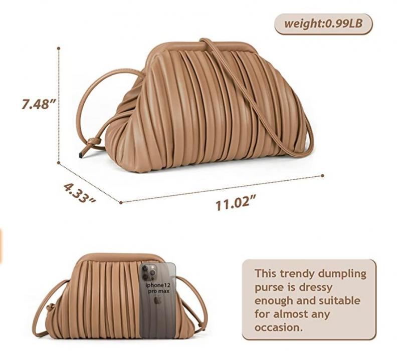 PU Leather Portable Versatile Zipper Pouch
